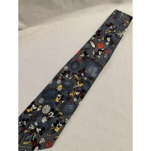Vintage Disney Mickey Mouse Unlimited‎ Sports Tie Necktie
